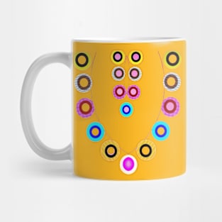 nice circles art Design. Mug